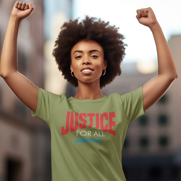 Women's Justice For All Tee #2 - Image 2