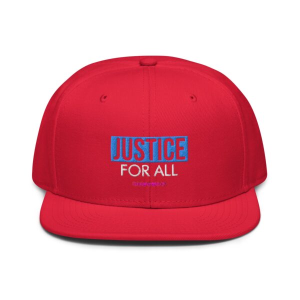 Justice For All Snapback Cap - Image 5