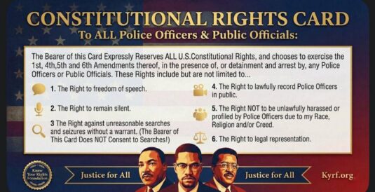 Constitutional Rights Card (Limited Edition)